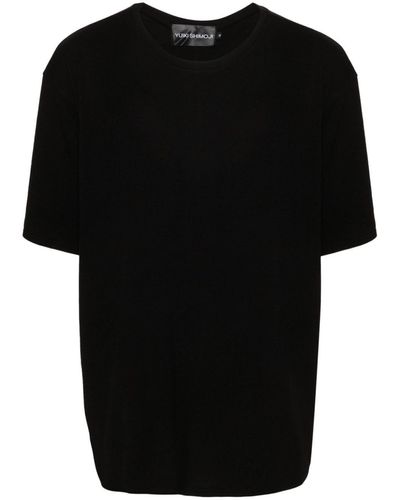 Yuiki Shimoji Short-sleeve T-shirt - Black