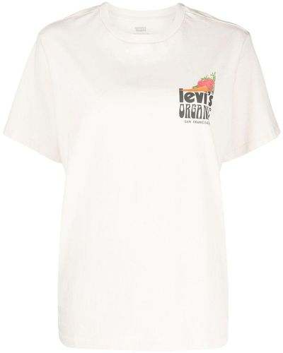 Levi's ロゴ Tシャツ - ホワイト