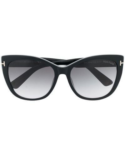 Tom Ford Gafas de sol Nora con montura cat eye - Negro