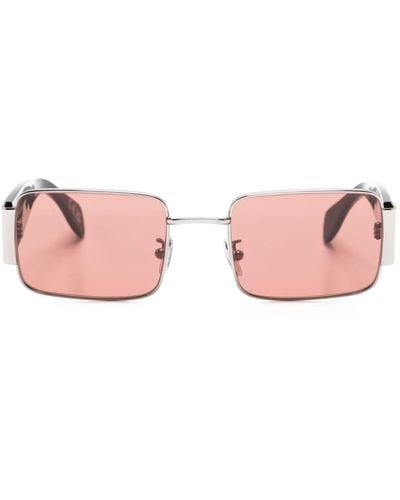 Retrosuperfuture Z Sonnenbrille mit eckigem Gestell - Pink