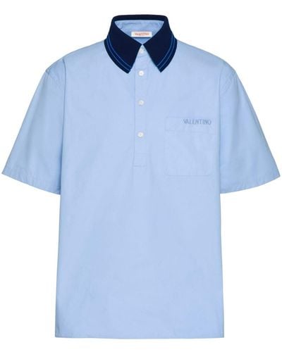 Valentino Garavani Camisa de manga corta - Azul