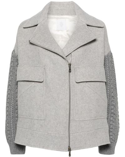 Eleventy Long-sleeved Jacket - Grey