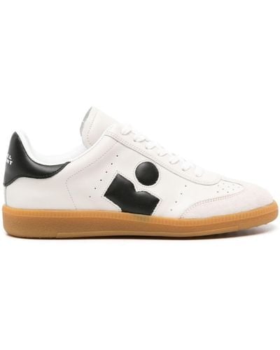 Isabel Marant Bryce Leather Trainers - White