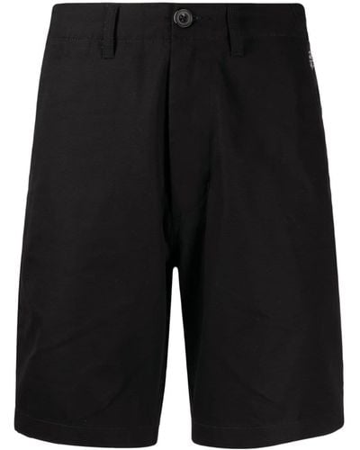 Chocoolate Bermuda Shorts Met Logopatch - Zwart