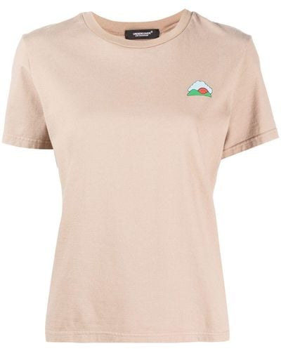 Undercover Graphic-print Cotton T-shirt - Natural