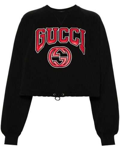 Gucci Sweater Met Logopatch - Zwart