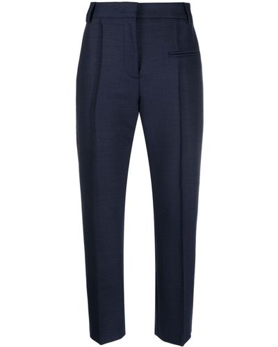 Fabiana Filippi High-waist Cropped Pants - Blue