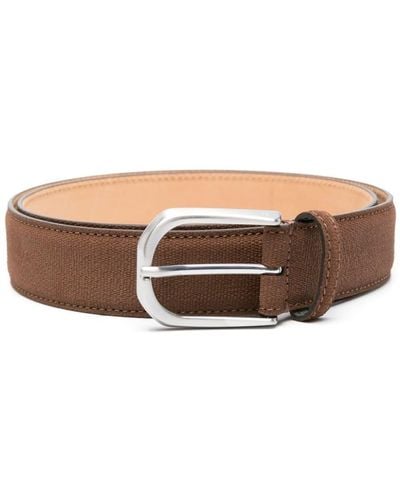 BOGGI Textured Leather Belt - Brown