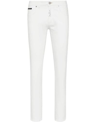 Philipp Plein Tief sitzende Skinny-Jeans - Weiß