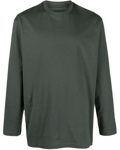 Y-3 T-shirt en coton à patch logo - Vert