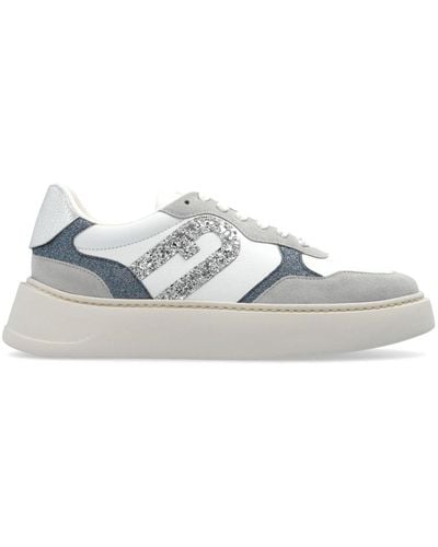Furla Leather low-top sneakers - Bianco