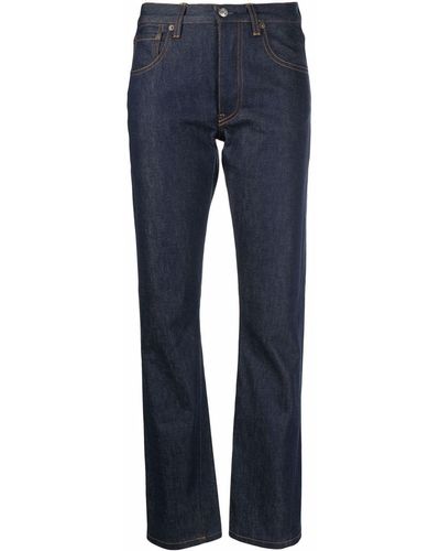 Victoria Beckham Straight Jeans - Blauw