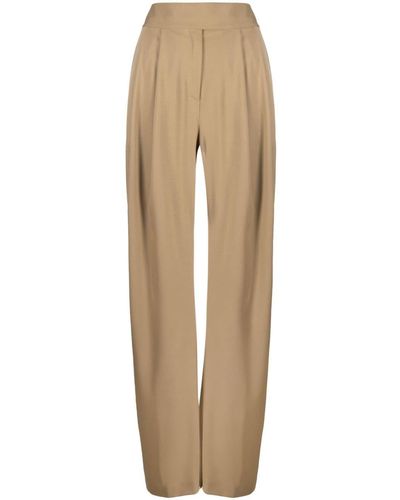 The Attico High Waist Broek - Naturel