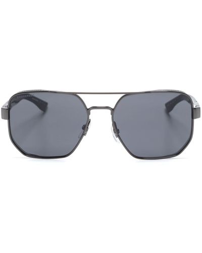 DSquared² Occhiali da sole con montatura stile pilota - Grigio