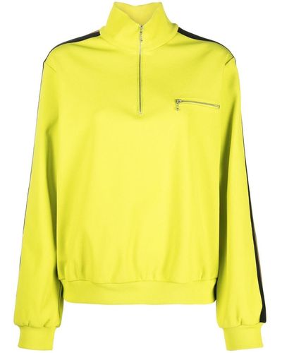 Tory Burch Side-stripe Detail Sweatshirt - Yellow