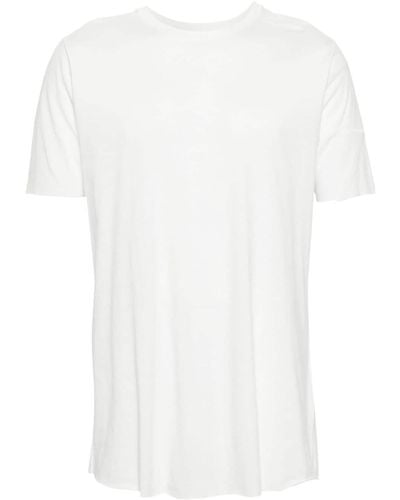 Thom Krom Meliertes T-Shirt - Weiß