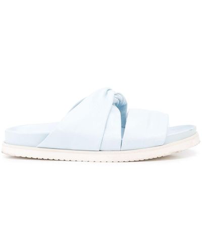 3.1 Phillip Lim Slippers Met Open Neus - Blauw