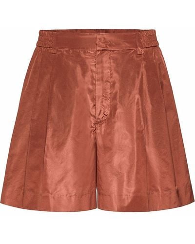 Valentino Garavani Pressed-crease Tailored Shorts - Brown