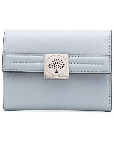 Mulberry Tree Leather Wallet - Blue