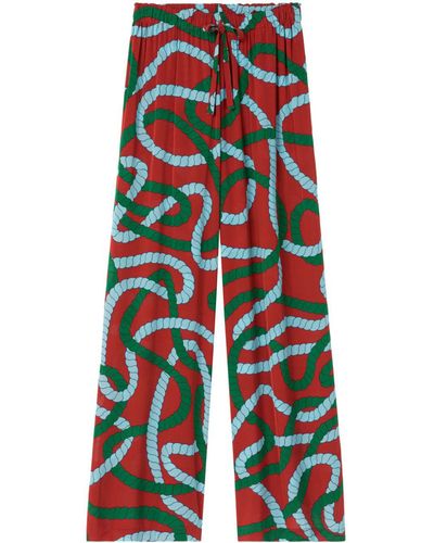 AZ FACTORY Graphic-print Pajama Pants - Red