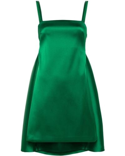 P.A.R.O.S.H. Draped Mini Dress - Green