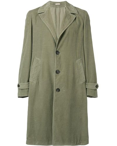 Massimo Alba Single-breasted Overcoat - Green