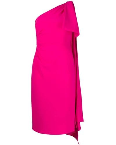 Sachin & Babi Miranda Draped-detail Midi Dress - Pink
