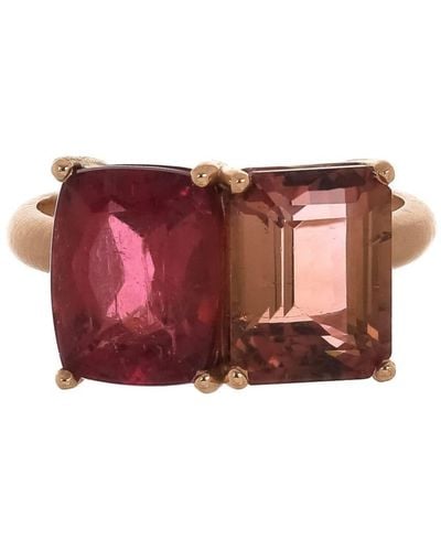 Irene Neuwirth 18kt rose gold One-Of-A-Kind tourmaline cocktail ring - Rosa