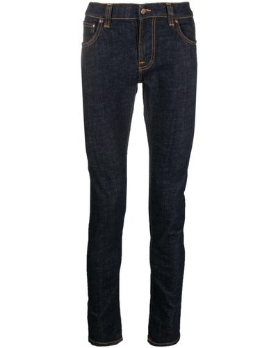 Nudie Jeans Tight Terry Slim-Fit-Jeans - Blau