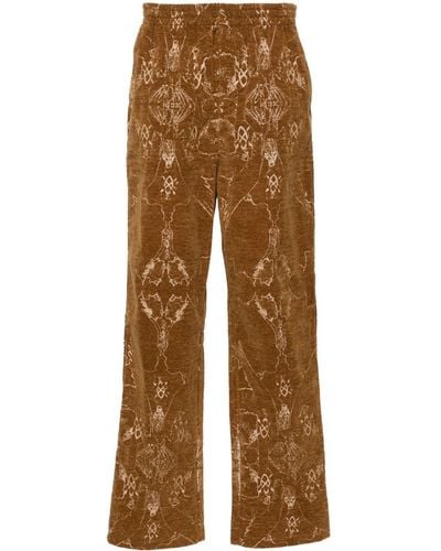 Daily Paper Search Rhythm Chenille Trousers - Natural