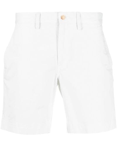 Polo Ralph Lauren Short chino à patch logo - Blanc