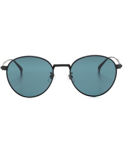 Dunhill Sonnenbrille mit rundem Gestell - Blau