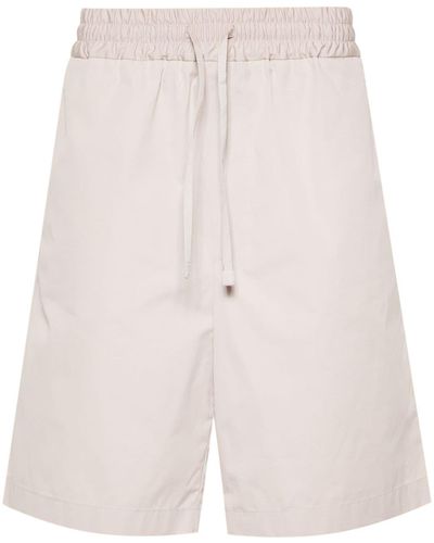 Lardini Cotton Bermuda Shorts - Natural
