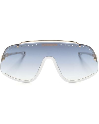 Carrera Flaglab 16 Mask-frame Sunglasses - Blue