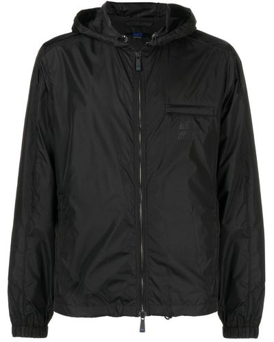 Kiton Zip-up Hooded Jacket - Black