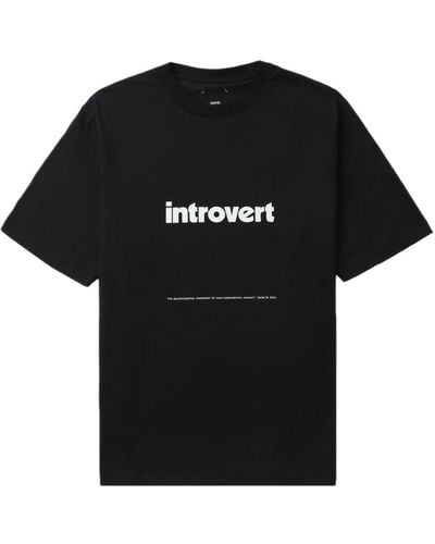 OAMC Introvert Cotton T-shirt - Black