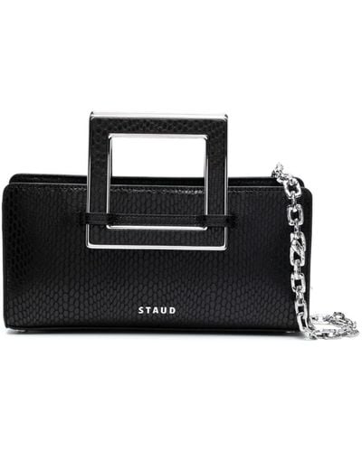 STAUD Bolso de mano Shirley con asa - Negro