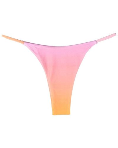 Louisa Ballou Gradient-effect Bikini Bottoms - Pink