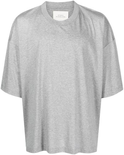 Studio Nicholson Oversize-cut Cotton T-shirt - Gray
