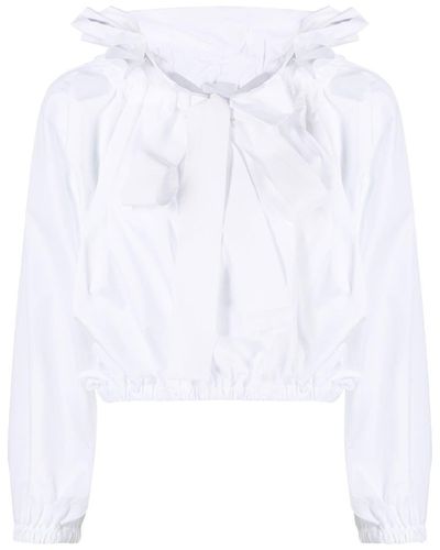 Patou Damen synthetisch fasern hemd - Weiß