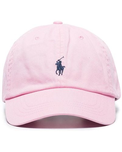 Polo Ralph Lauren Honkbalpet Met Geborduurd Logo - Roze