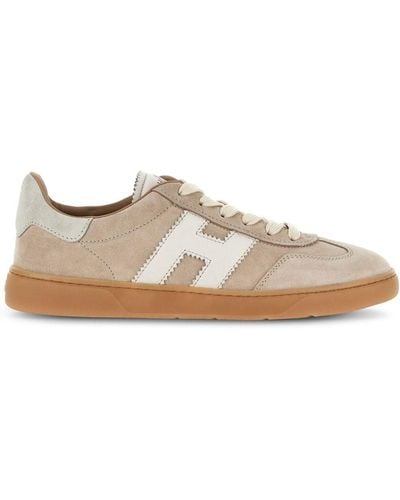 Hogan Cool Suede Sneakers - White