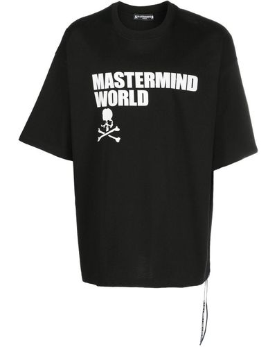 Mastermind Japan T-shirt oversize à logo imprimé - Noir
