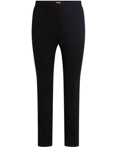 Karl Lagerfeld Logo-stripe Pants - Black