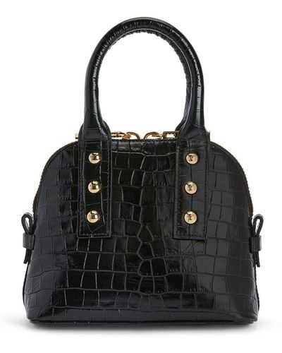 Giuseppe Zanotti Crocodile-print Leather Tote Bag - Black