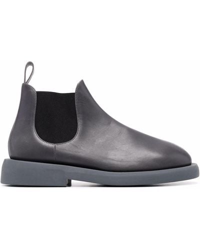 Marsèll Gommello Leather Boots - Gray