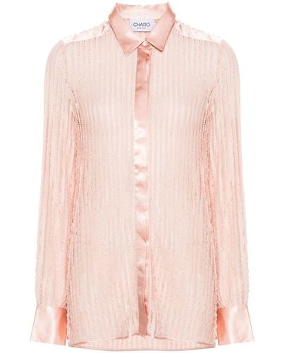Charo Ruiz Archty Lace Shirt - Pink