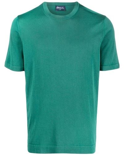 Drumohr T-shirt à manches courte - Vert