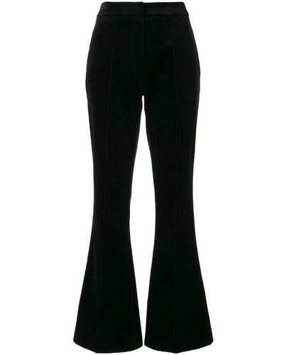 we11done Flared style trousers - Negro