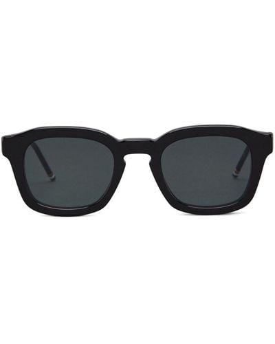Thom Browne Round-frame Tinted Sunglasses - Multicolour